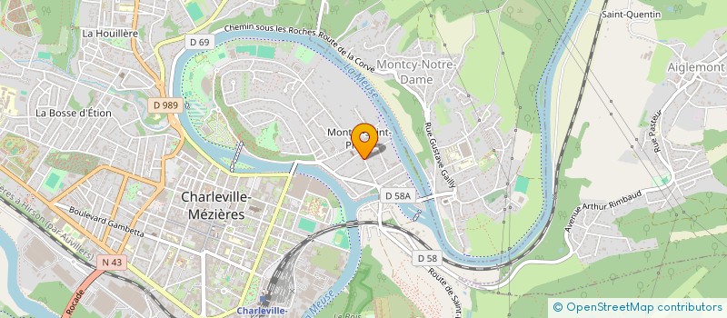 localisation de l'entreprise VANBOR à CHARLEVILLE-MEZIERES