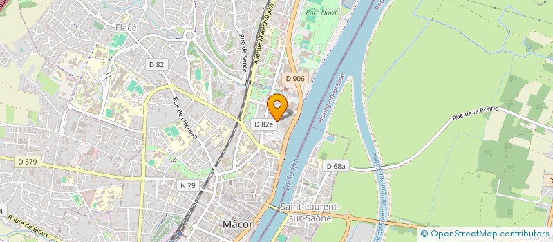 localisation de l'entreprise VANBOU  MACON