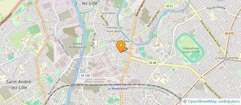 localisation de l'entreprise VANCAR PROJECT à MARCQ-EN-BARŒUL