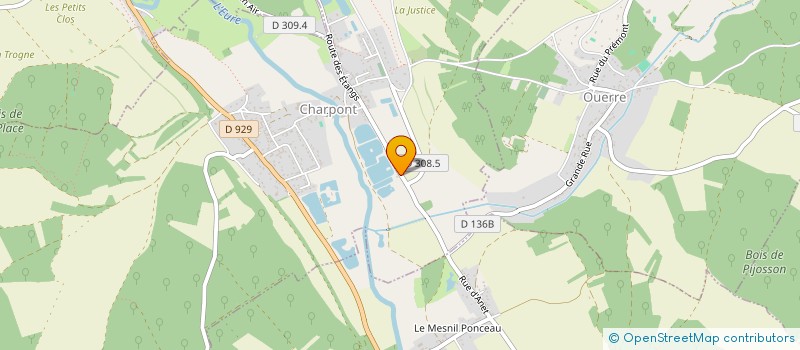 localisation de l'entreprise VANCIEL à CHARPONT