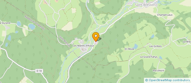 localisation de l'entreprise VANCON METAL BOIS CREATION  SAINT-BRESSON