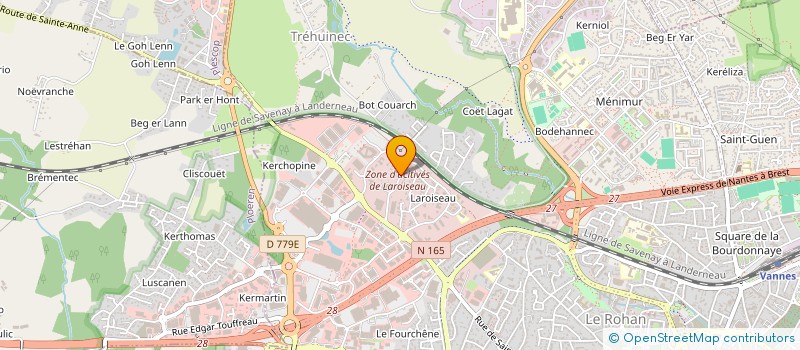 localisation de l'entreprise VANCOUVER à VANNES