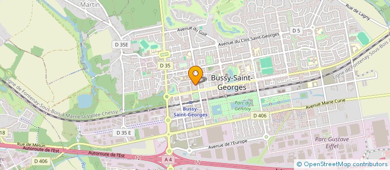 localisation de l'entreprise VANDA BLACK SERVICES à BUSSY-SAINT-GEORGES