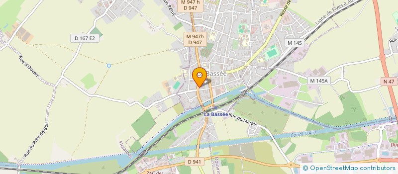 localisation de l'entreprise VANDAELE 3  LA BASSEE