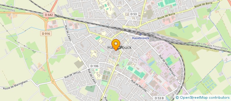 localisation de l'entreprise VANDAELE LEMORT  HAZEBROUCK