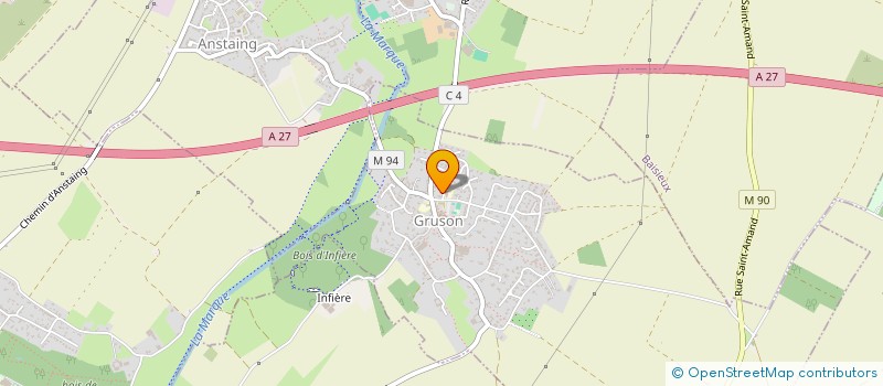localisation de l'entreprise VANDALLE à GRUSON
