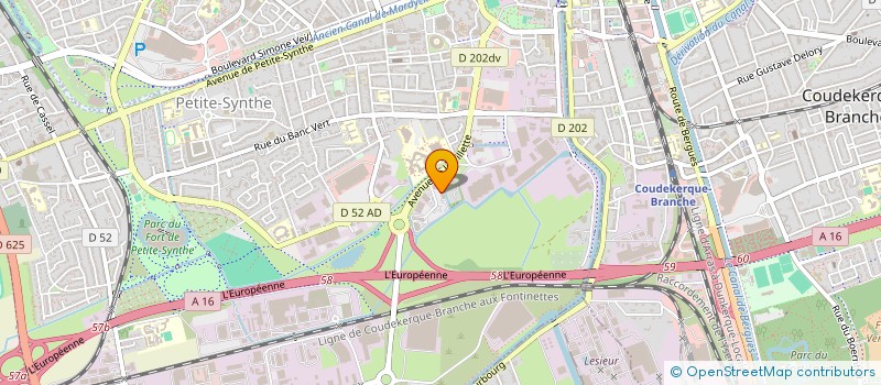 localisation de l'entreprise VANDAMME - LEICHT à DUNKERQUE