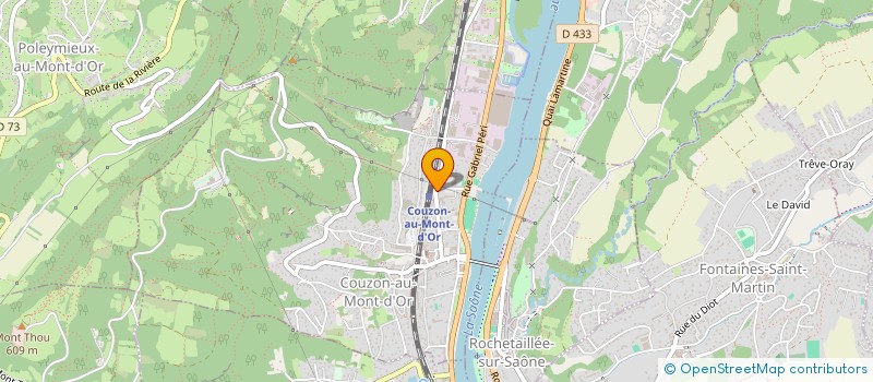 localisation de l'entreprise VANDAMME PARTICIPATIONS  COUZON-AU-MONT-D'OR