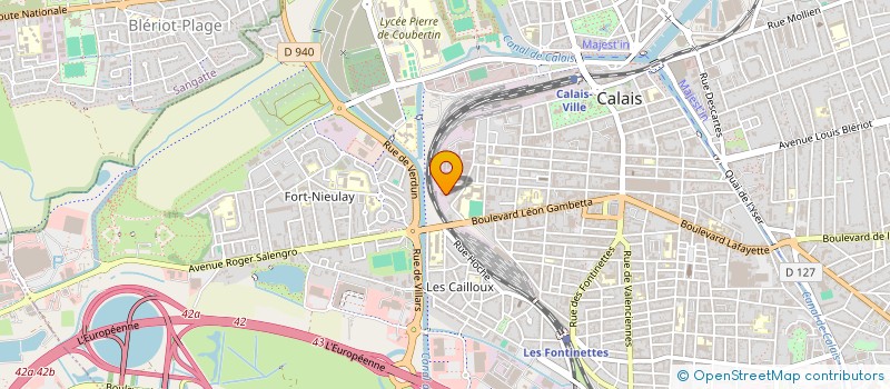 localisation de l'entreprise VANDAMME RECUPERATION RECYCLAGE  CALAIS