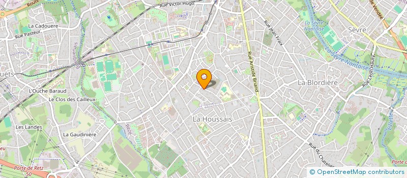 localisation de l'entreprise VANDANGEONROUSSELOT  REZE