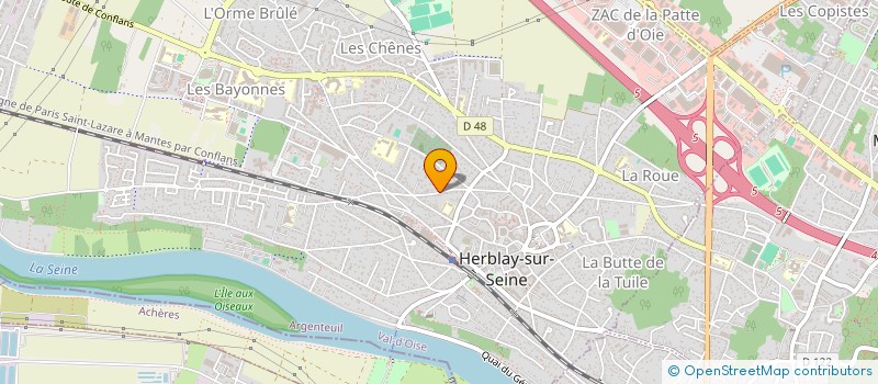 localisation de l'entreprise VANDCO à HERBLAY-SUR-SEINE