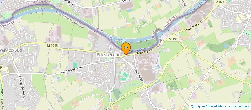 localisation de l'entreprise VANDEBEULQUE  BOUSBECQUE