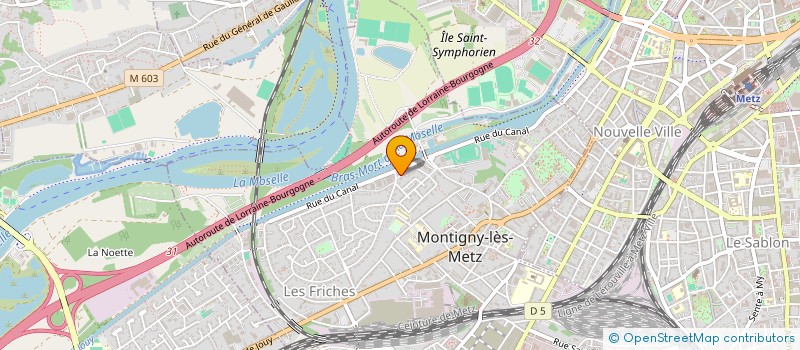 localisation de l'entreprise VANDECASTEELE ANGUE à MONTIGNY-LES-METZ