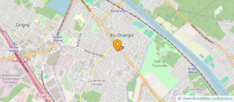 localisation de l'entreprise VANDECO à BRETIGNY-SUR-ORGE