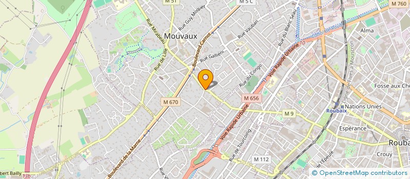 localisation de l'entreprise VANDELANOITTE ET FILS à MOUVAUX