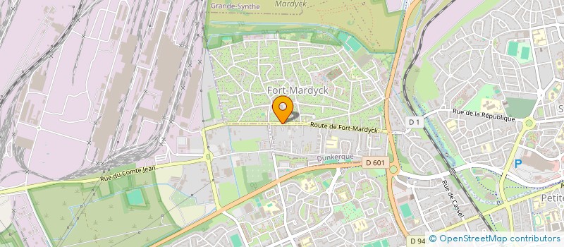 localisation de l'entreprise VANDENBERGHE à DUNKERQUE