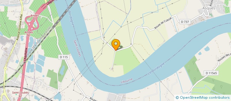 localisation de l'entreprise VANDENBERGHE  ASQUES