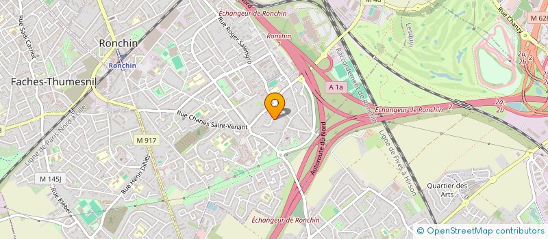 localisation de l'entreprise VANDENBROUCKE PEREIRA  RONCHIN