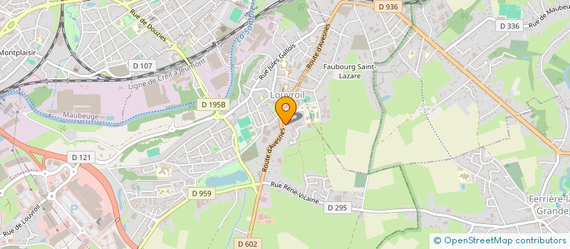 localisation de l'entreprise VANDENBUSSCHE FILS  ROUSIES