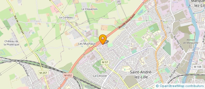 localisation de l'entreprise VANDENCASTEELE DISTRIBUTION à SAINT-ANDRE-LEZ-LILLE