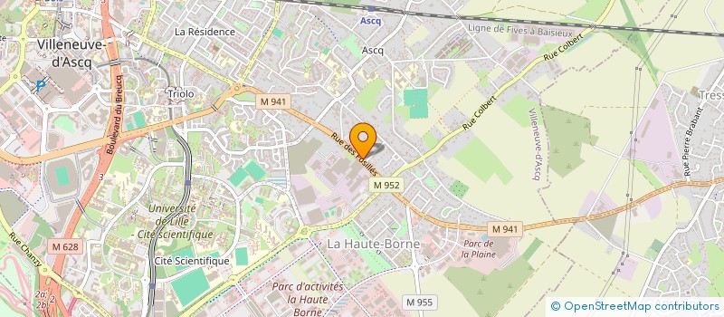 localisation de l'entreprise VANDENDORPE INVEST à VILLENEUVE-D'ASCQ