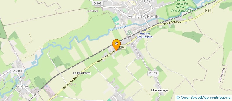 localisation de l'entreprise VANDENHOVE DEVOS INVESTISSEMENT  LE PARCQ