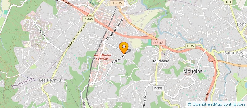 localisation de l'entreprise VANDENKOORNHUYSE à MOUGINS