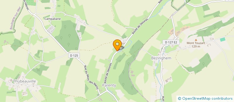localisation de l'entreprise VANDERAERDE  PARENTY