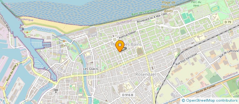 localisation de l'entreprise VANDERBAERT à DUNKERQUE