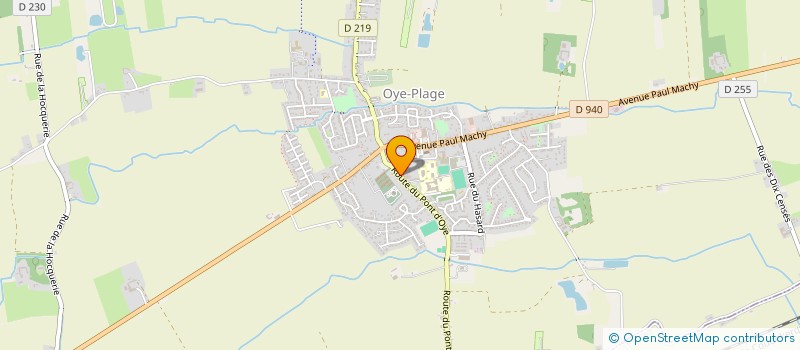 localisation de l'entreprise VANDERHAEGHE - GOURDIN  OYE-PLAGE