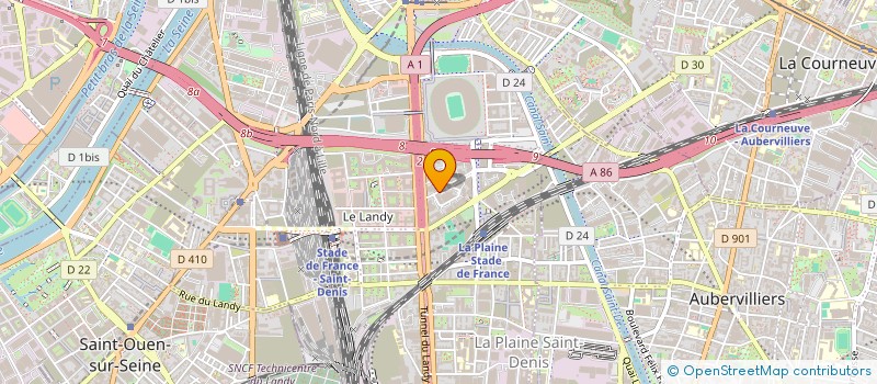 localisation de l'entreprise VANDERLANDE LOGISTICS  SAINT-DENIS