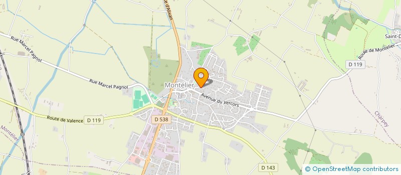 localisation de l'entreprise VANDERLENNE PIERRE  MONTELIER