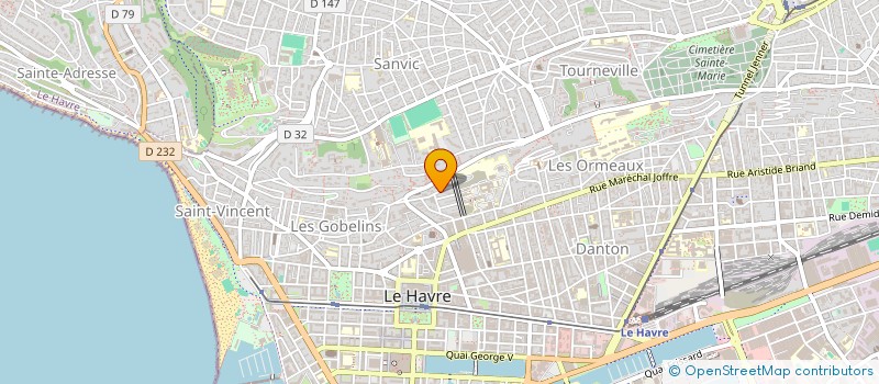 localisation de l'entreprise VANDERMERSCH HOLDING à LE HAVRE