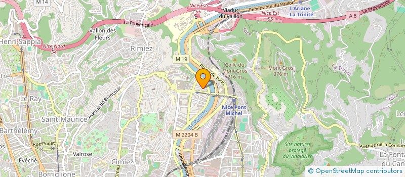 localisation de l'entreprise VANDERPERT IMMOBILIER à NICE