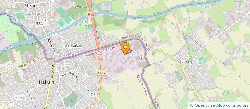 localisation de l'entreprise VANDERSANDEN FRANCE à HALLUIN
