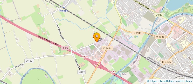 localisation de l'entreprise VANDERSCHOOTEN à NIEPPE