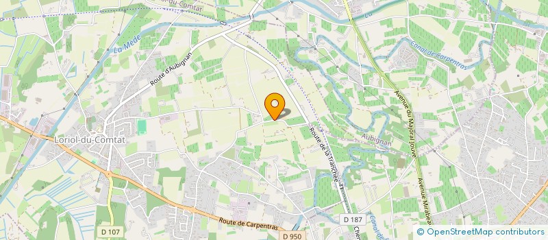 localisation de l'entreprise VANDERSTEEN ET FILS  LORIOL-DU-COMTAT