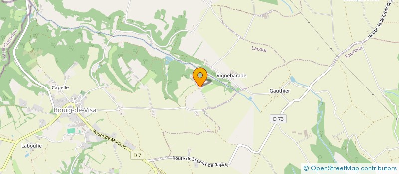 localisation de l'entreprise VANDERSTEEN ET FILS  BOURG-DE-VISA