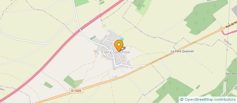 localisation de l'entreprise VANDEVELDE à FLUY
