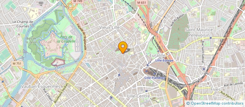 localisation de l'entreprise VANDEVILLE SARL à LILLE
