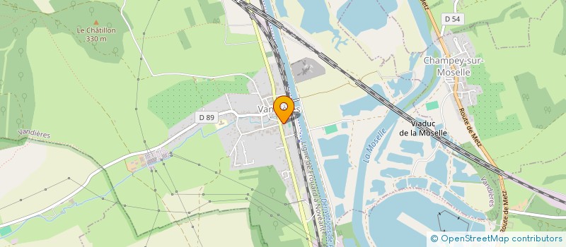 localisation de l'entreprise VANDIERES EN FETE  VANDIERES