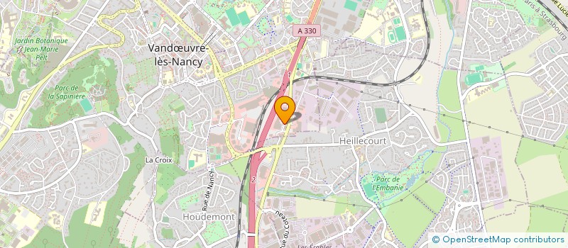 localisation de l'entreprise VANDO à VANDŒUVRE-LES-NANCY