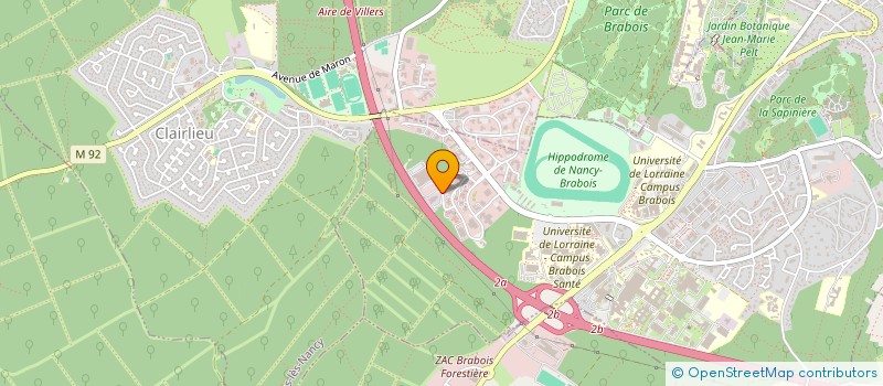 localisation de l'entreprise VANDOEUVRE ASSOCIATION SPORTIVE CULTURELLE ET INFORMATIQUE  VANDUVRE-LES-NANCY