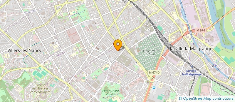 localisation de l'entreprise VANDOEUVRE SAURUPT  VANDUVRE-LES-NANCY