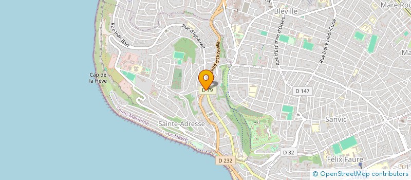 localisation de l'entreprise VANDOHABITAT  SAINTE-ADRESSE