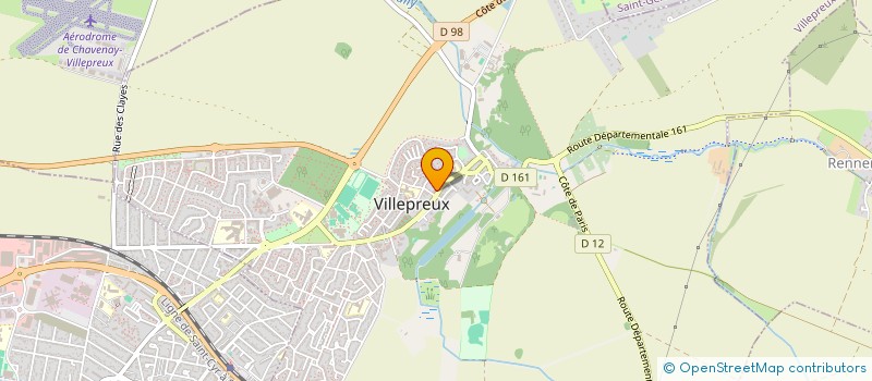 localisation de l'entreprise VANDOISE à VILLEPREUX