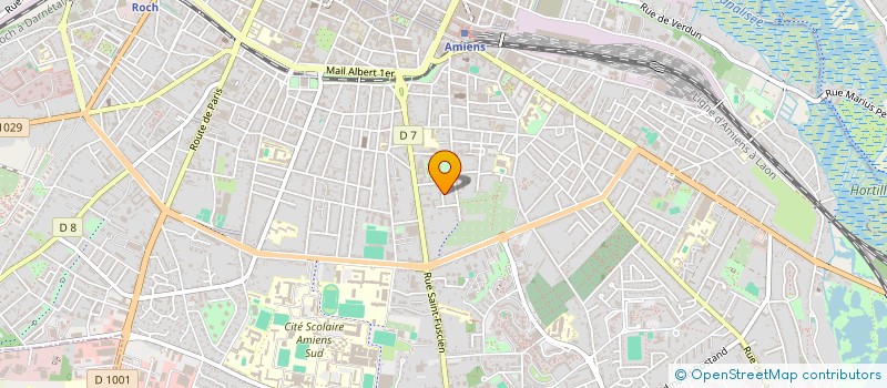 localisation de l'entreprise VANDOMME S A à AMIENS