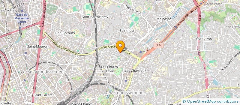 localisation de l'entreprise VANDOU à MARSEILLE