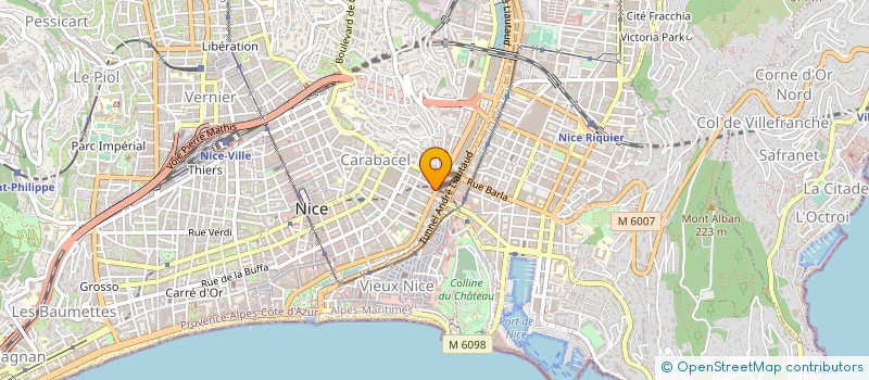 localisation de l'entreprise VANDV CONSTRUCT à NICE