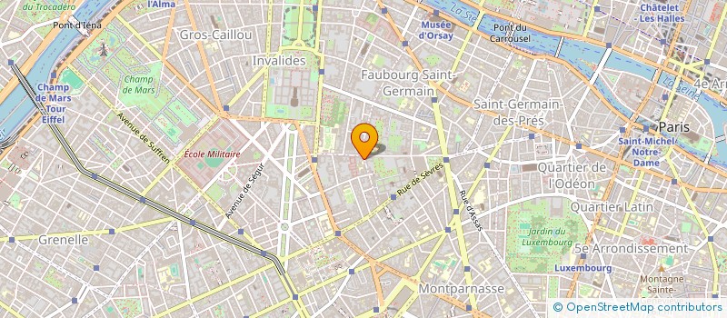 localisation de l'entreprise VANEAU RIVE GAUCHE à PARIS